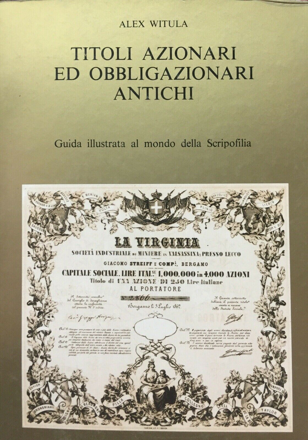TITOLI AZIONARI ED OBBLIGAZIONARI ANTICHI A. WITULA M699
