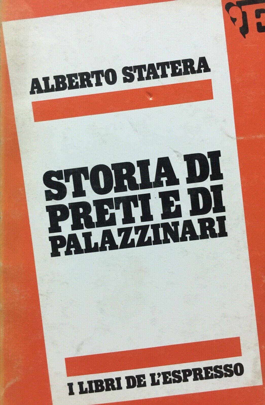 STORIE DI PRETI E PALAZZINARI A. STATERA L661