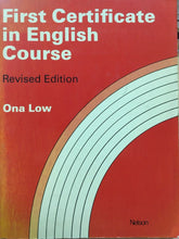 Carica l&#39;immagine nel visualizzatore di Gallery, FIRST CERTIFICATE IN ENGLISH COURSE Ona Low K746
