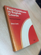 Carica l&#39;immagine nel visualizzatore di Gallery, FIRST CERTIFICATE IN ENGLISH COURSE Ona Low K746

