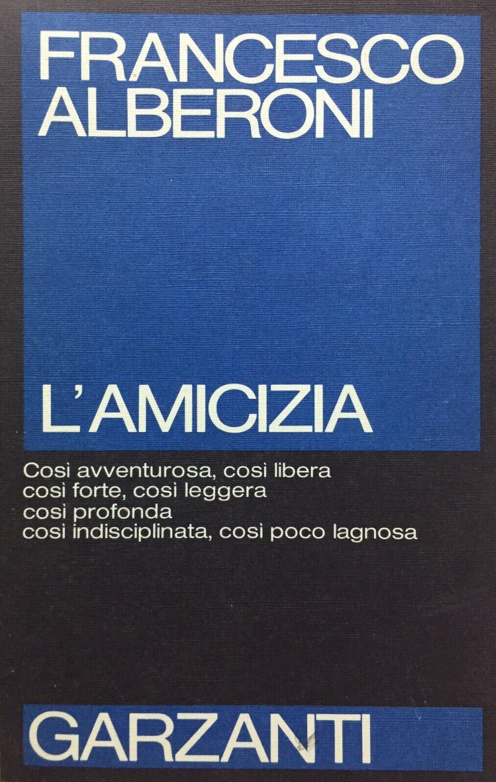 L’AMICIZIA F. ALBERONI D606
