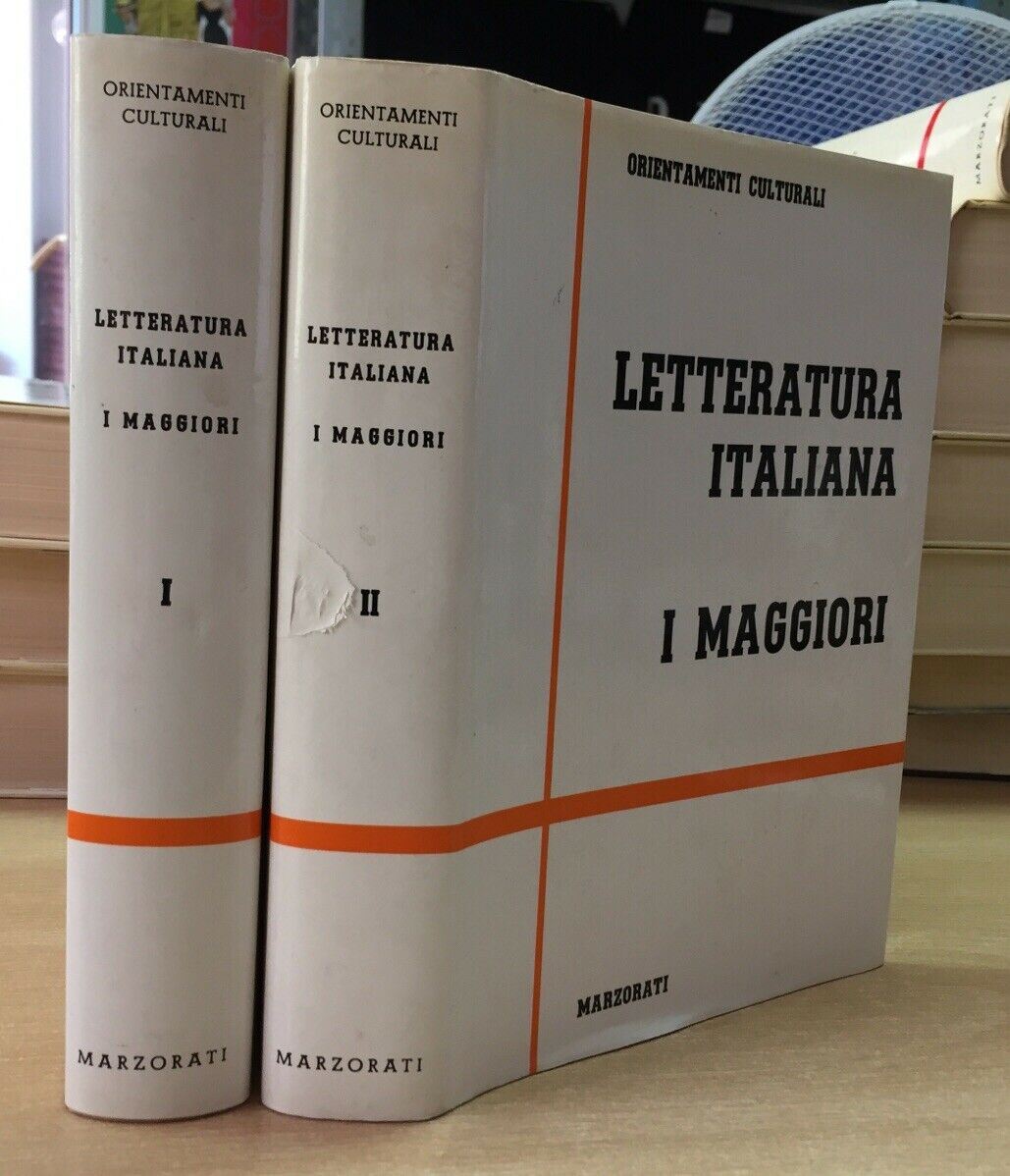 LETTERATURA ITALIANA I MAGGIORI MARZORATI D685