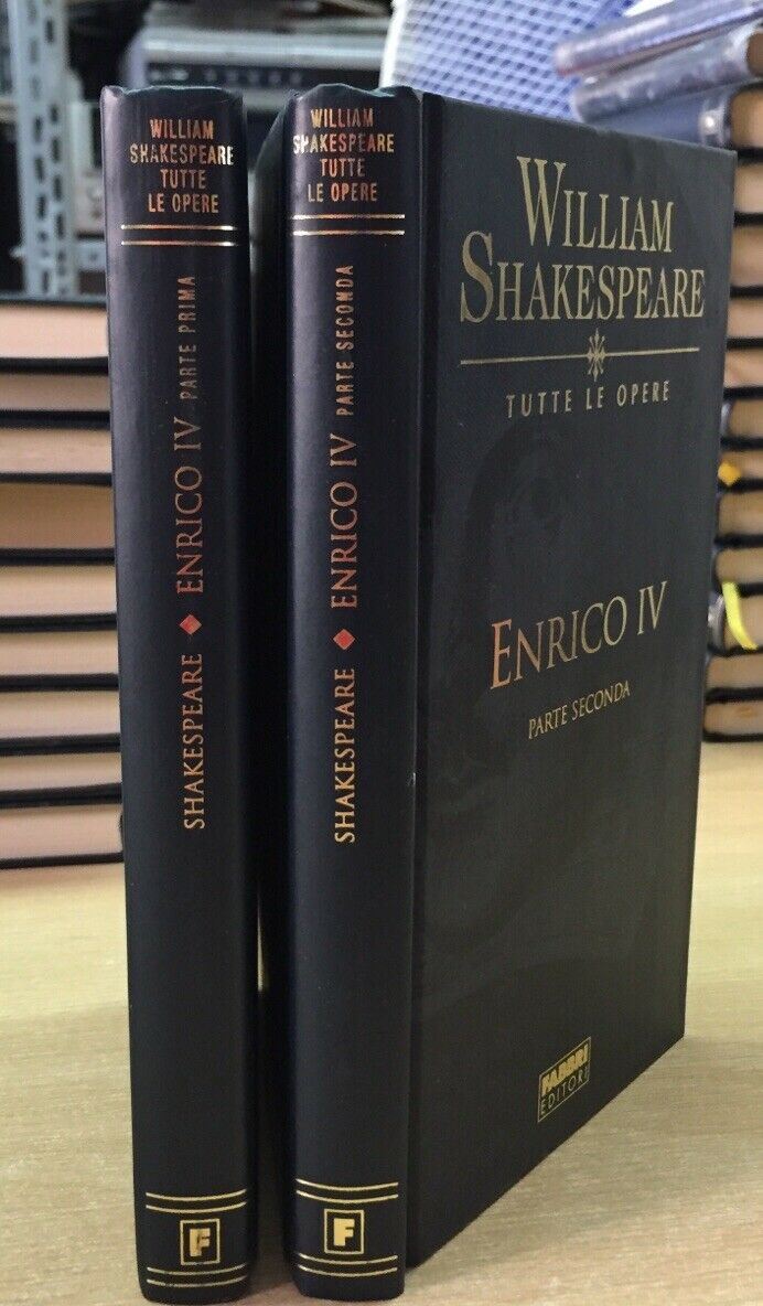 ENRICO IV 2 VOLL. WILLIAM SHAKESPEARE TUTTE LE OPERE  E667