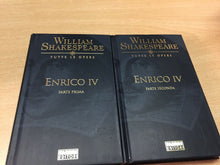 Carica l&#39;immagine nel visualizzatore di Gallery, ENRICO IV 2 VOLL. WILLIAM SHAKESPEARE TUTTE LE OPERE  E667
