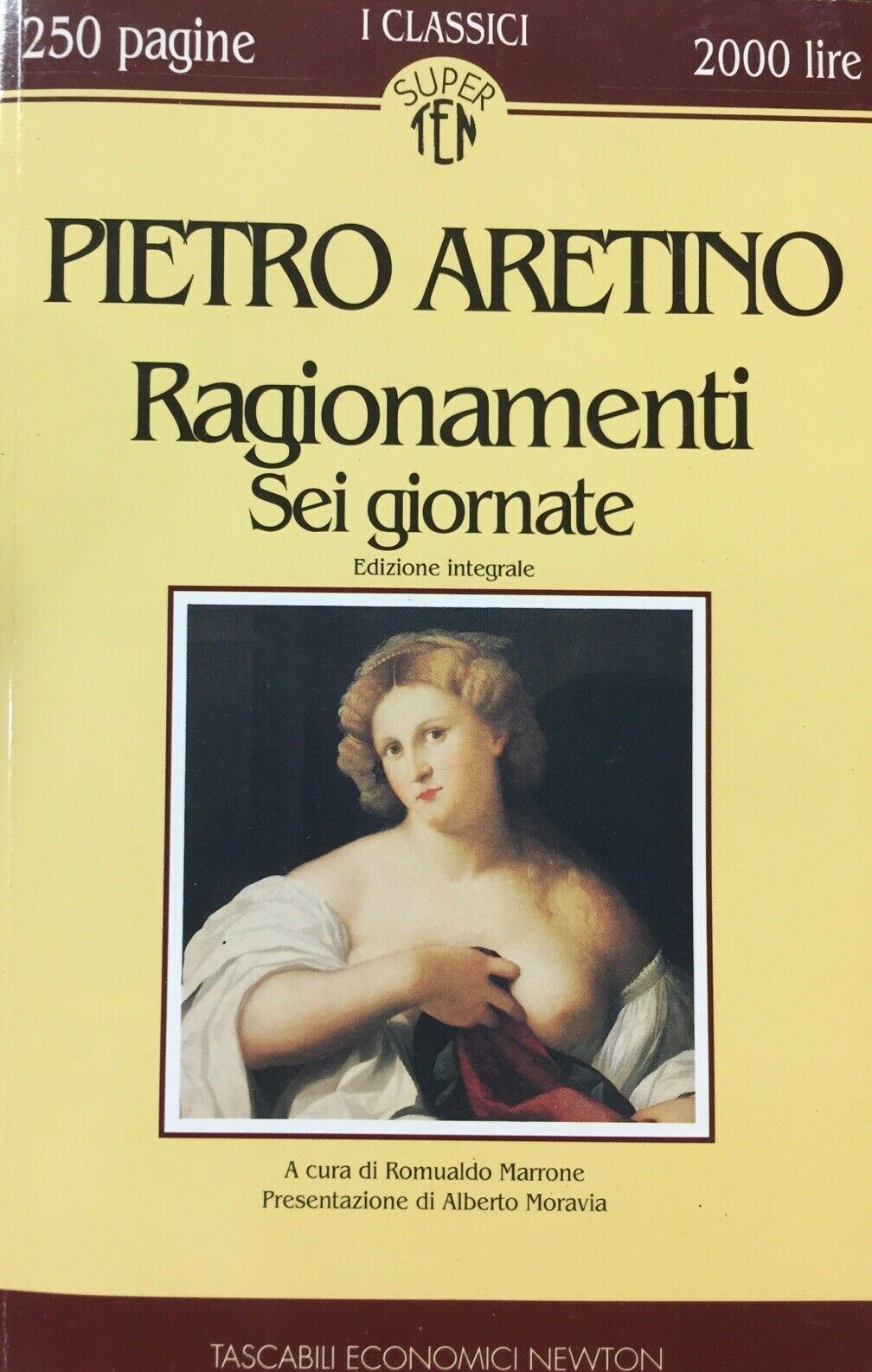 RAGIONAMENTI - SEI GIORNATE P. ARETINO J658