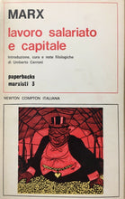 Carica l&#39;immagine nel visualizzatore di Gallery, LAVORO SALARIATO E CAPITALE C. MARX J705
