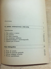 Carica l&#39;immagine nel visualizzatore di Gallery, LA POESIA CONTEMPORANEA 1945/1972 A CURA DI B. BASILE V484
