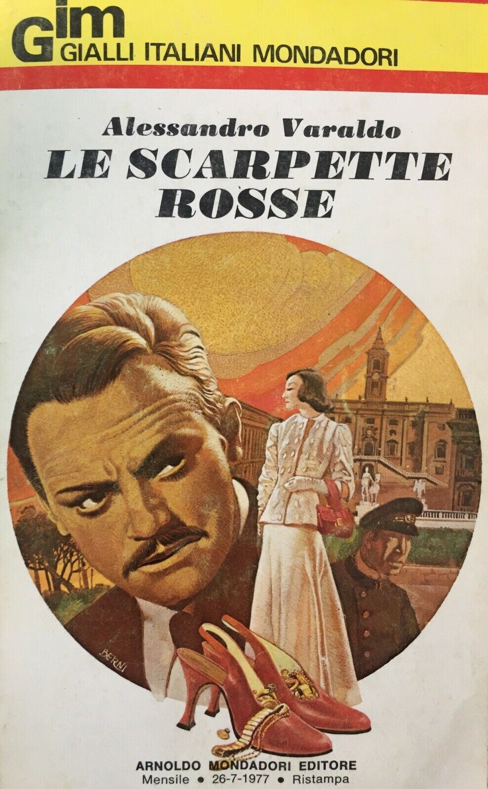 LE SCARPETTE ROSSE A. VARALDO GIALLI ITALIANI MONDADORI W11