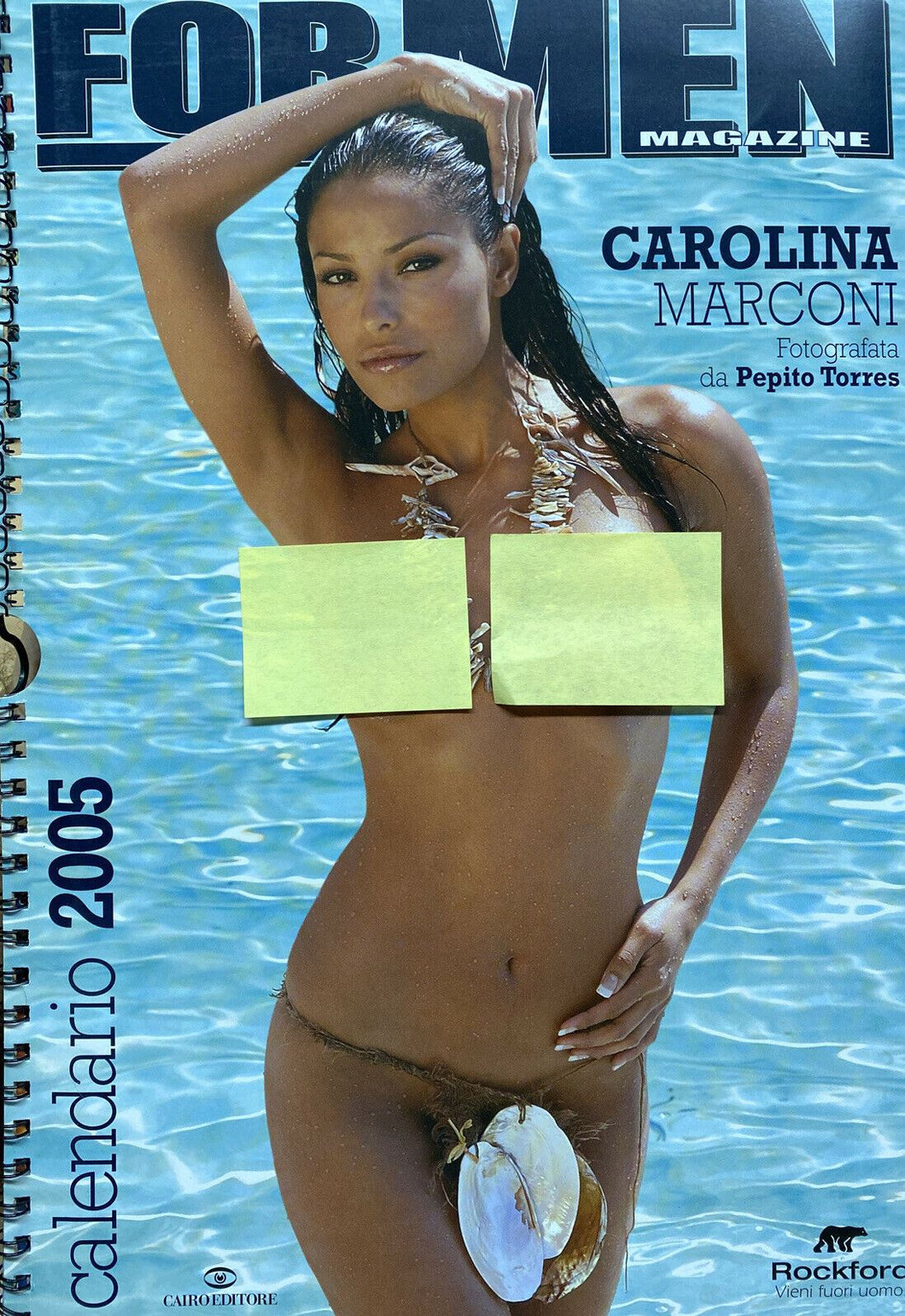 FOR MEN MAGAZINE CALENDARIO 2005 CAROLINA MARCONI W356