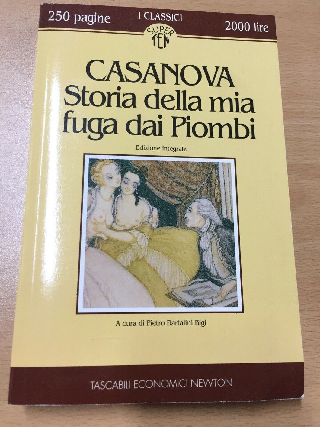 STORIA DELLA MIA FUGA DAI PIOMBI GIACOMO CASANOVA AA110