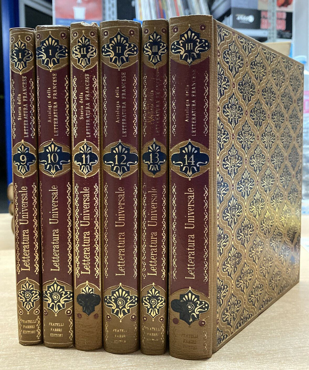 ANTOLOGIA DELLA LETTERATURA FRANCESE  6 VOLL. FABBRI EDITORI T240