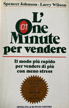 Carica l&#39;immagine nel visualizzatore di Gallery, L’ONE MINUTE PER VENDERE S. JOHNSON L. WILSON Y03
