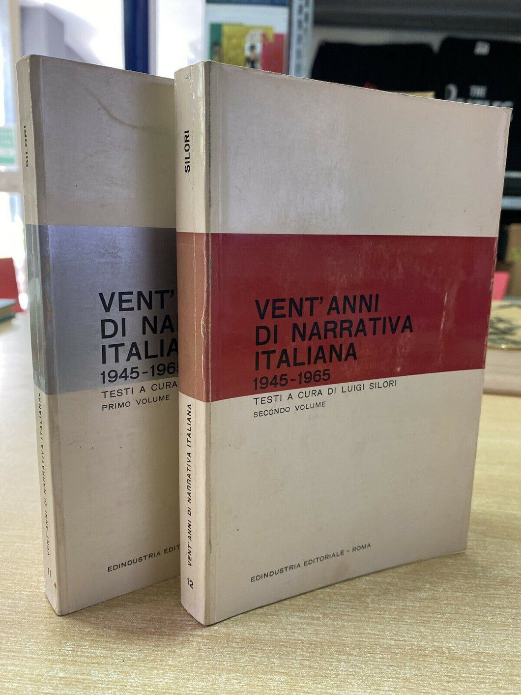 VENT’ANNI DI NARRATIVA ITALIANA 1945-1965 L. SILORI 2 VOLUMI Y12
