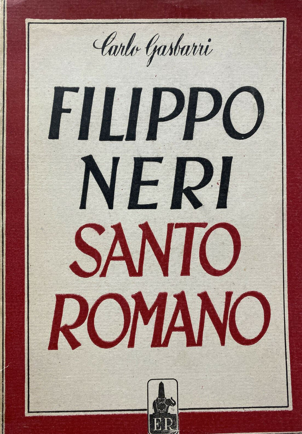 FILIPPO NERI SANTO ROMANO C. GASBARRI Y248