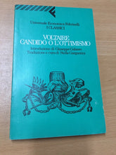 Carica l&#39;immagine nel visualizzatore di Gallery, VOLTAIRE CANDIDO O L’OTTIMISMO GIUSEPPE GALASSO AB74
