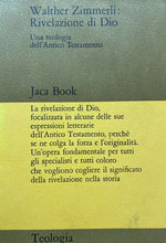 Carica l&#39;immagine nel visualizzatore di Gallery, RIVELAZIONE DI DIO W. ZIMMERLI JACA BOOK Z52
