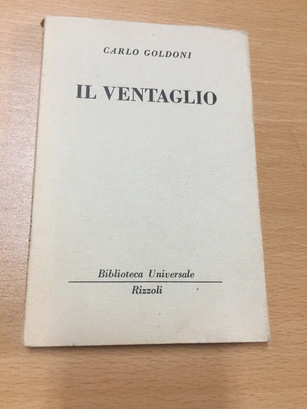 IL VENTAGLIO CARLO GOLDONI AB195