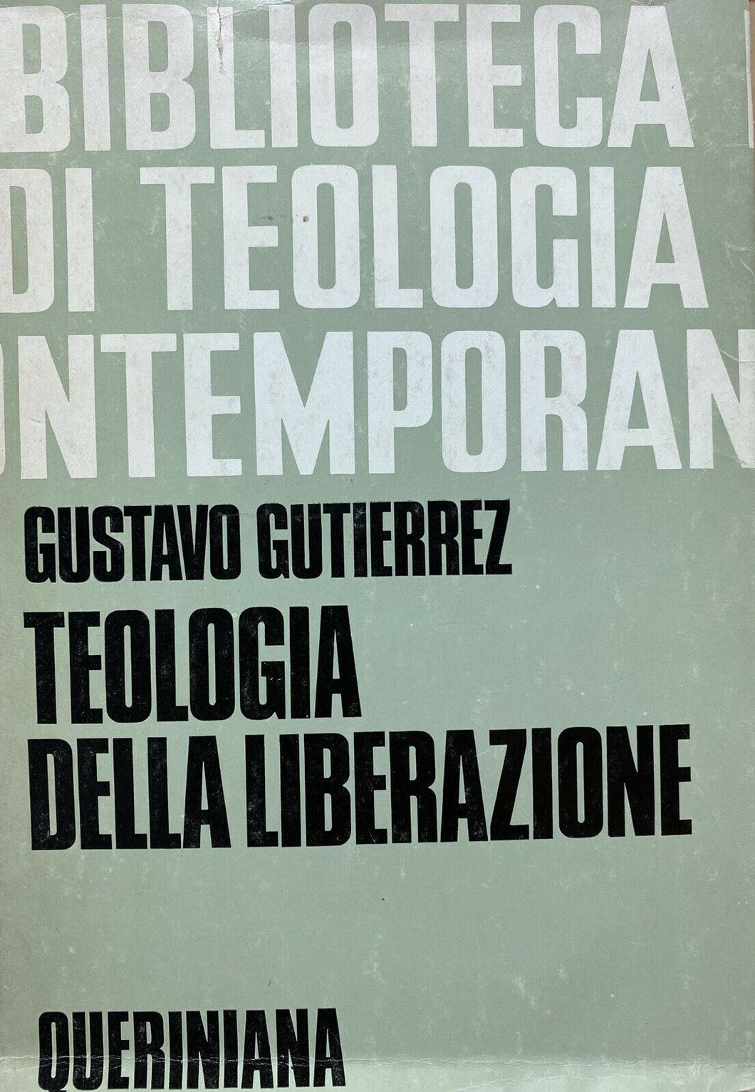 TEOLOGIA DELLA LIBERAZIONE G. GUTIERREZ  B659
