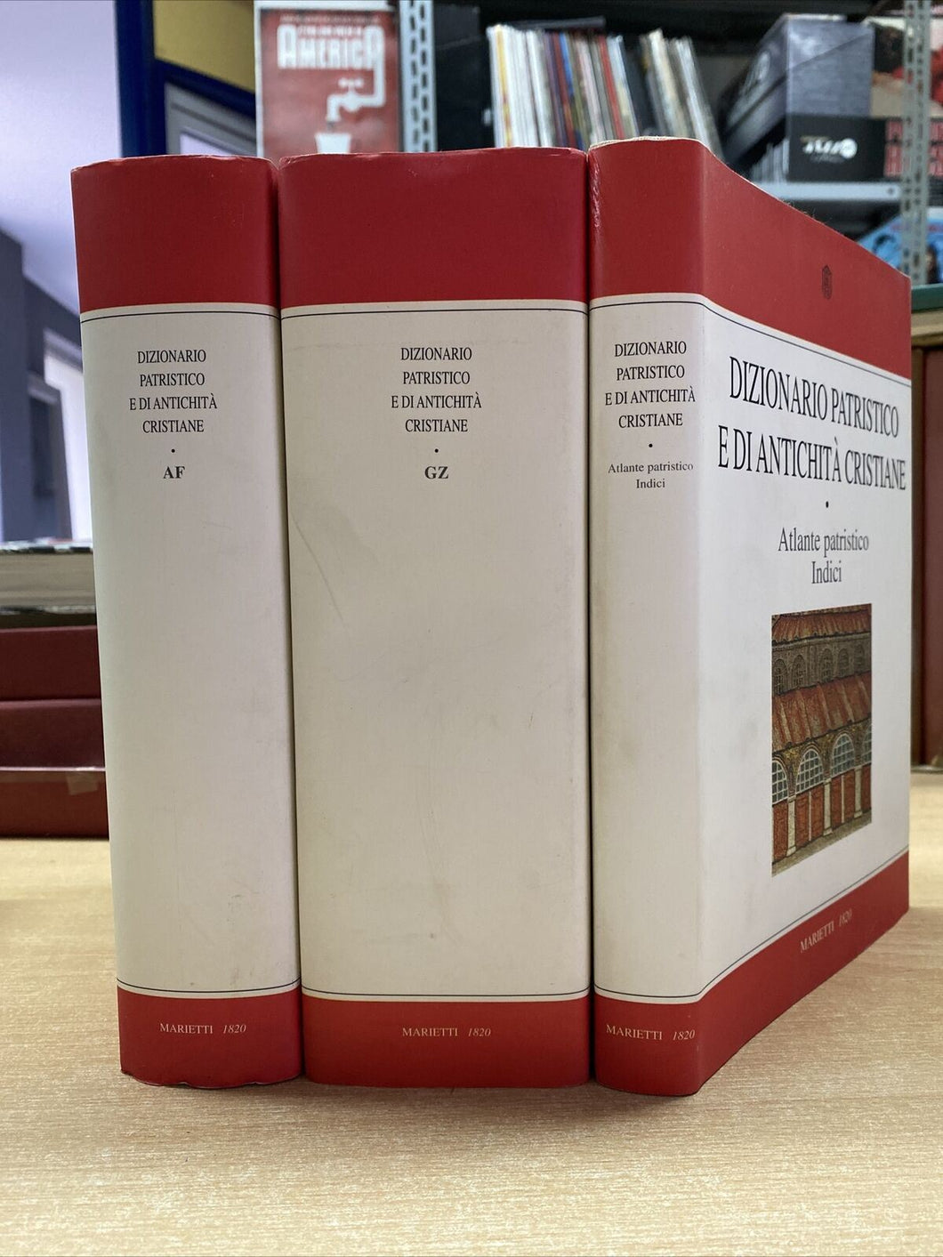 DIZIONARIO PATRISTICO E DI ANTICHITÀ CRISTIANE MARIETTI 3 VOLL. Z213