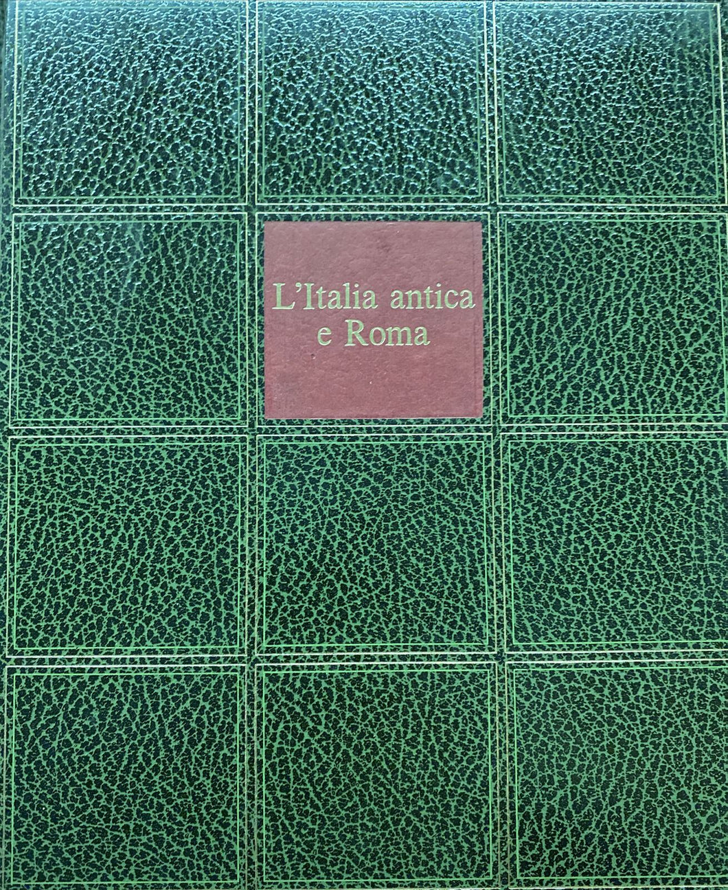 L’ITALIA ANTICA E ROMA G. HAFNER BD62