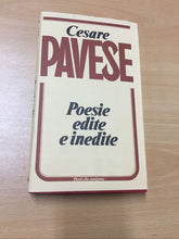 Carica l&#39;immagine nel visualizzatore di Gallery, POESIE EDITE E INEDITE CESARE PAVESE  AB382
