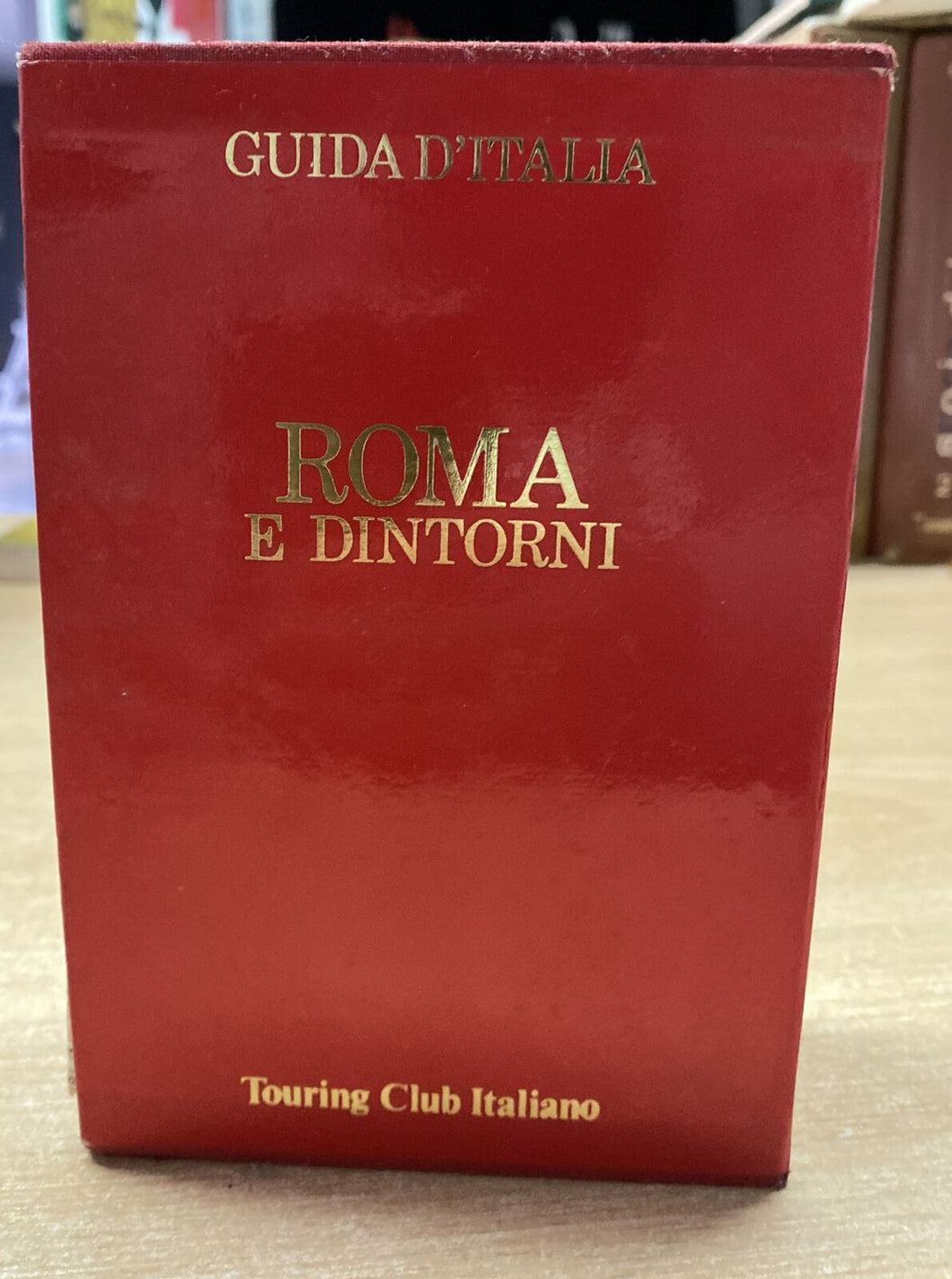 GUIDA ROSSA TOURING ROMA E DINTORNI 1977 BA130