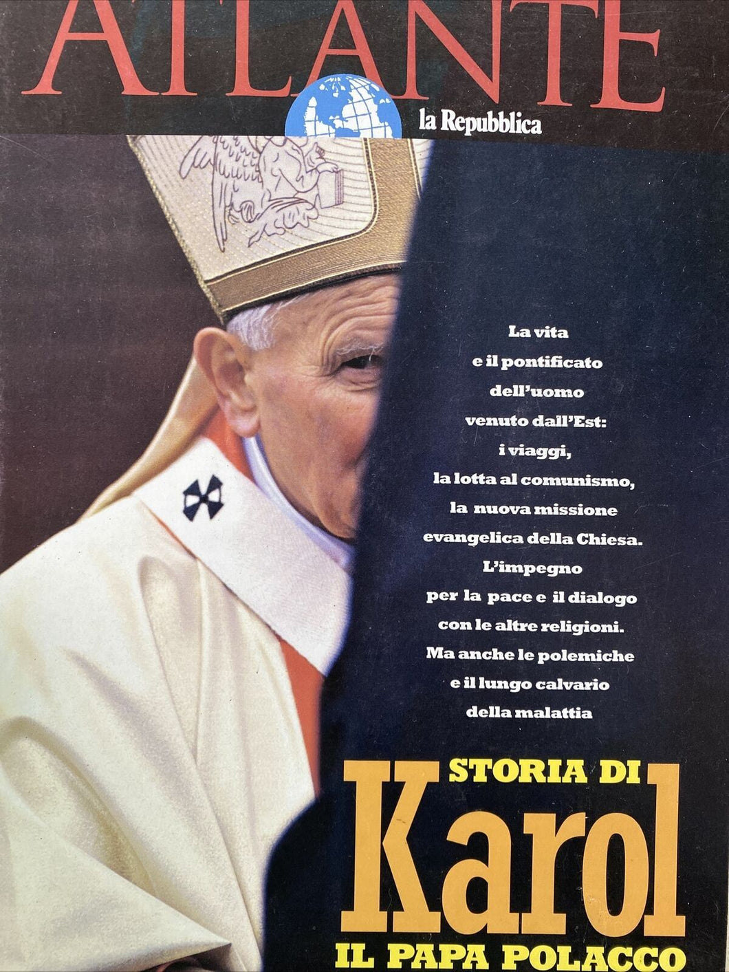 STORIA DI KAROL IL PAPA POLACCO ATLANTE LA REPUBBLICA BA157