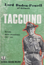 Carica l&#39;immagine nel visualizzatore di Gallery, TACCUINO SCRITTI SULLO SCOUTISMO LORD BADEN POWELL BA159
