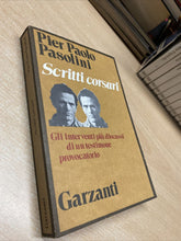 Carica l&#39;immagine nel visualizzatore di Gallery, SCRITTI CORSARI PIER PAOLO PASOLINI I ED. 1975 BA195
