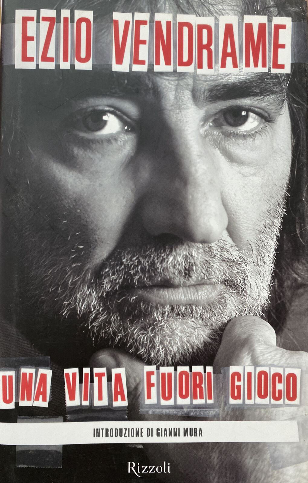 UNA VITA FUORI GIOCO EZIO VENDRAME  BA221