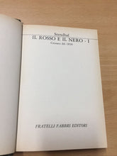 Carica l&#39;immagine nel visualizzatore di Gallery, IL ROSSO E IL NERO PRIMO E SECONDO VOLUME STENDHAL AB522
