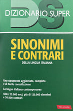 Carica l&#39;immagine nel visualizzatore di Gallery, DIZIONARIO SINONIMI E CONTRARI VALLARDI BA365
