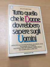 Carica l&#39;immagine nel visualizzatore di Gallery, TUTTO QUELLO CHE LE DONNE DOVREBBERO SAPERE SUGLI UOMINI DR JOYCE BROTHERS AB604
