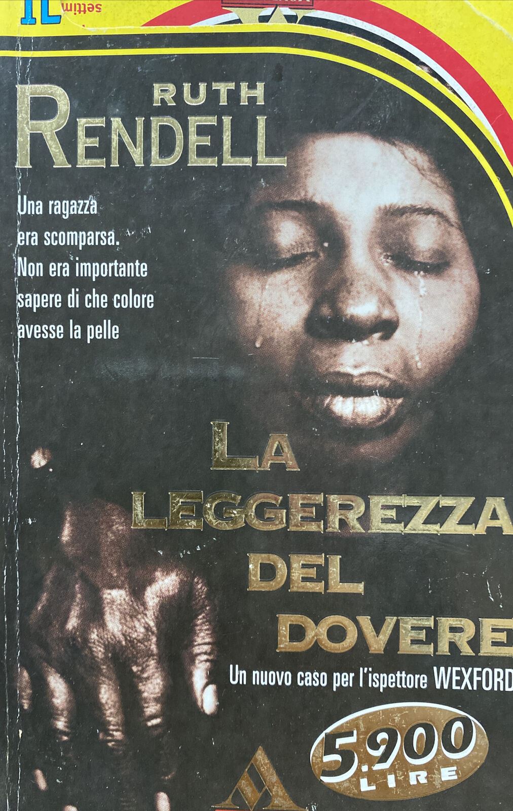 LA LEGGEREZZA DEL DOVERE R. RENDELL IL GIALLO MONDADORI 2459 BA469
