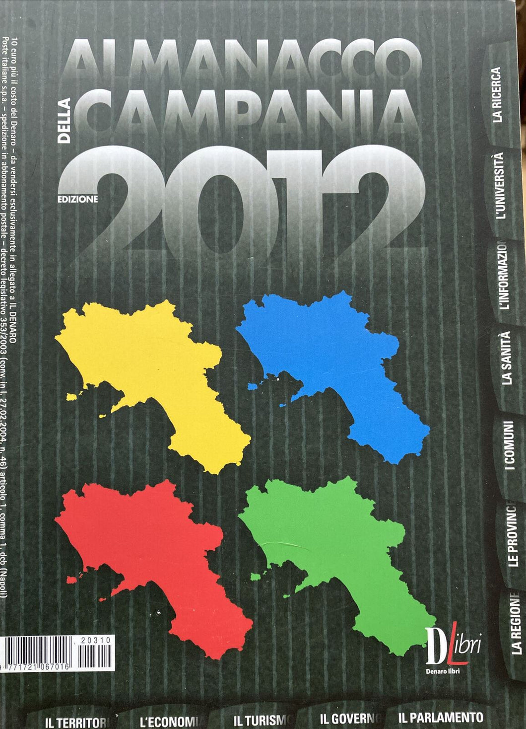 ALMANACCO DELLA CAMPANIA 2012  BB54