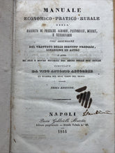 Carica l&#39;immagine nel visualizzatore di Gallery, MANUALE ECONOMICO PRATICO RURALE V. A. ASCOLESE 1844 BB126
