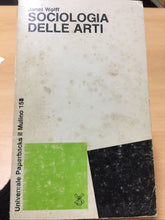 Carica l&#39;immagine nel visualizzatore di Gallery, SOCIOLOGIA DELLE ARTI JANET WOLFF AE391
