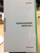 Carica l&#39;immagine nel visualizzatore di Gallery, RAZIONALIZZAZIONE DISTRUTTIVA FRANCA PAPA AE428

