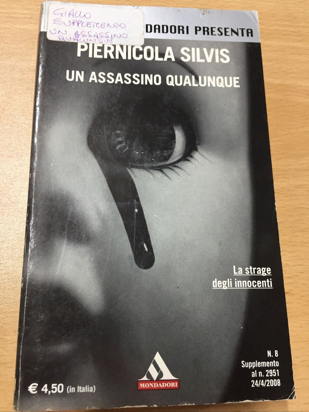 UN ASSASSINO QUALUNQUE PIERNICOLA SILVIS AE473