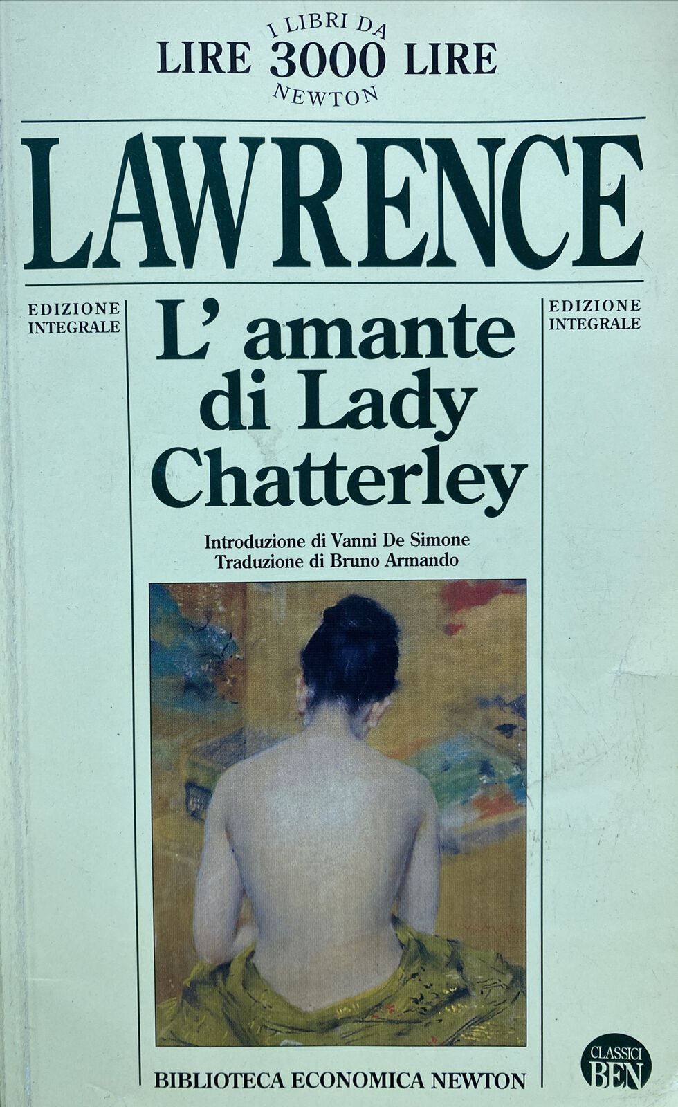 L’AMANTE DI LADY CHATTERLY D. H. LAWRENCE BB346