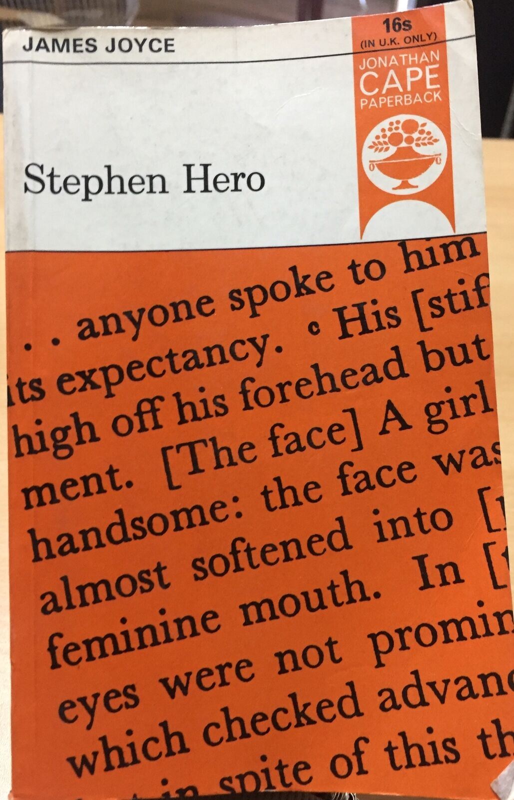 STEPHEN HERO JAMES JOYCE  AC67
