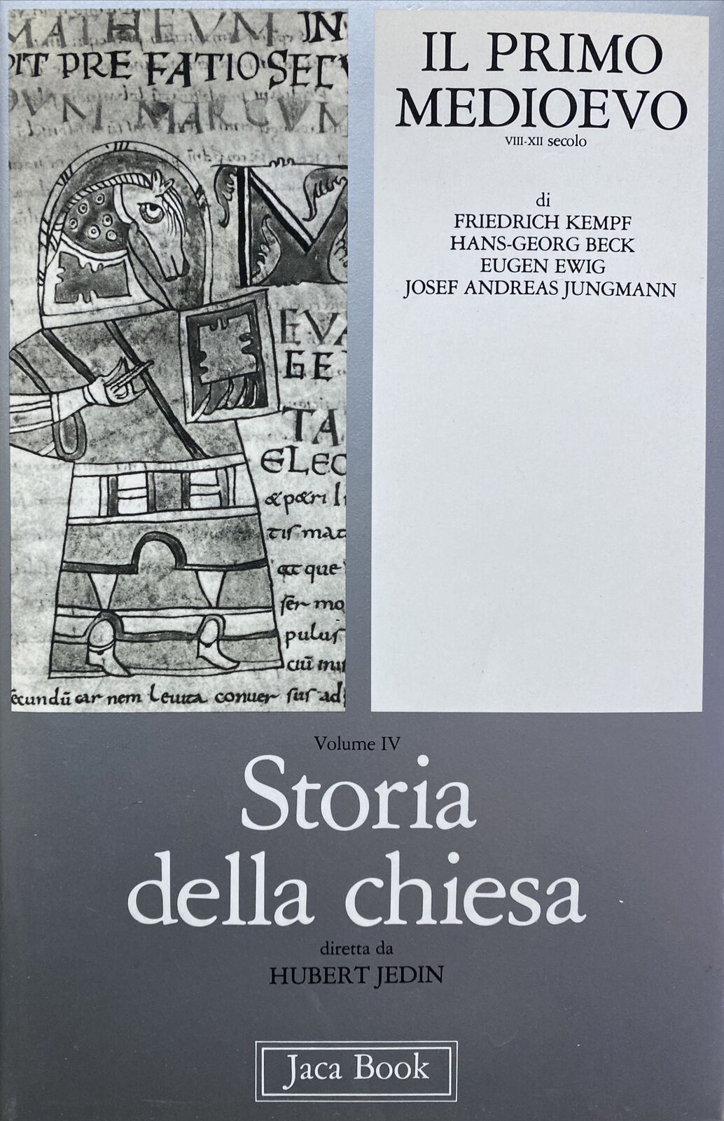 STORIA DELLA CHIESA IL PRIMO MEDIOEVO AA. VV. JACA  BB356
