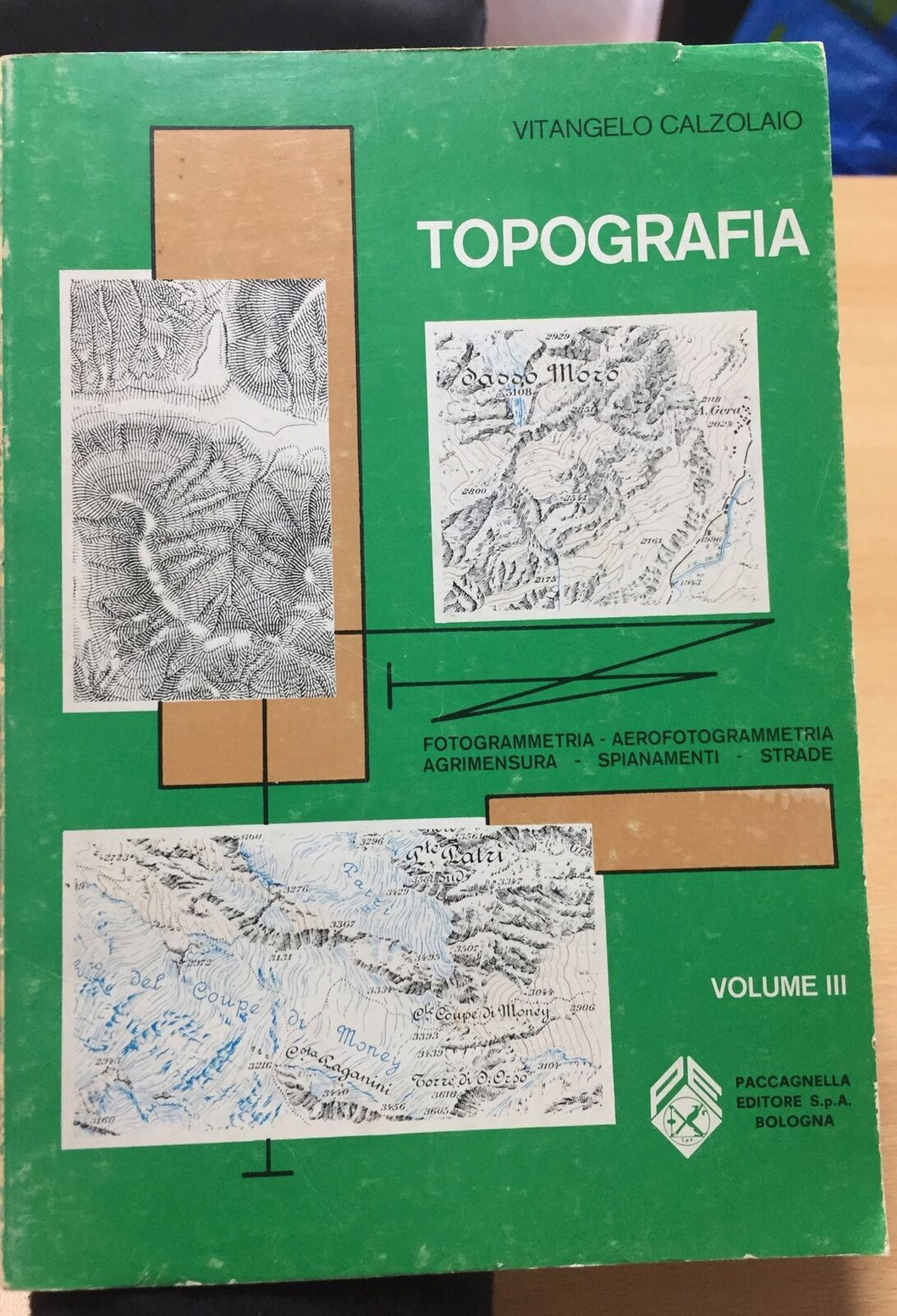 TOPOGRAFIA VOLUME 3 Vitangelo Calzolaio AC91