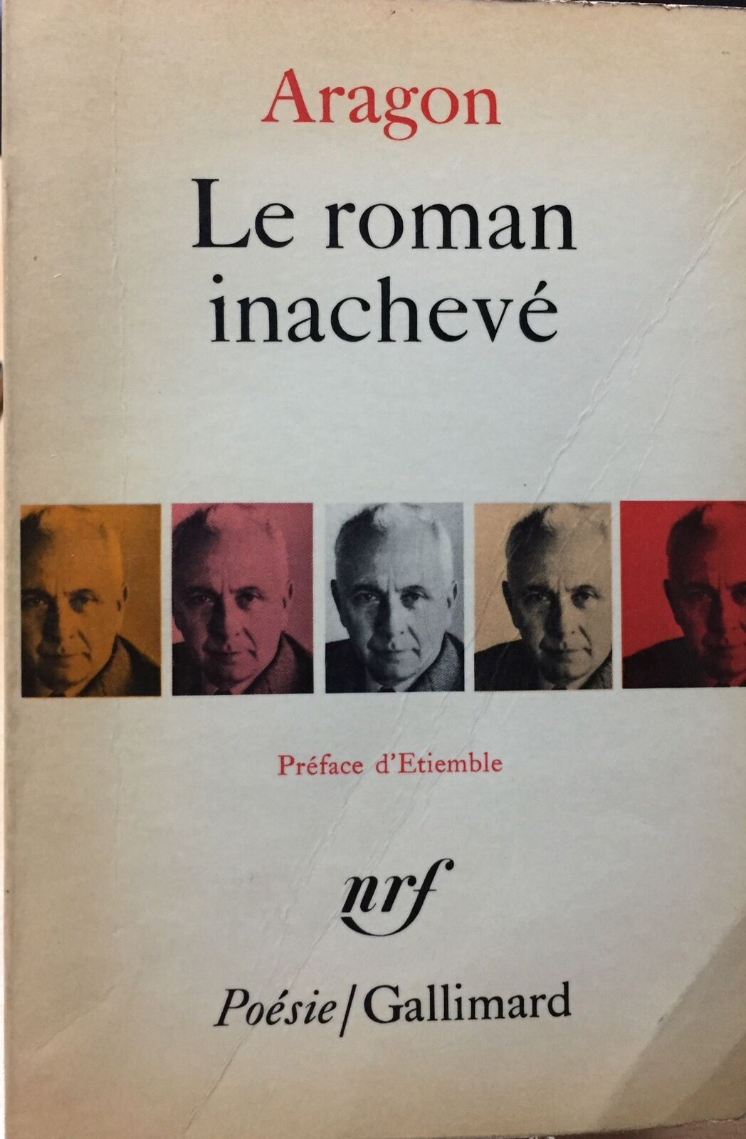 LE ROMAN INACHEVÉ ARAGON  AC124
