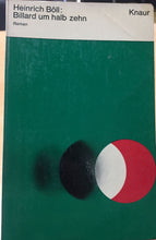 Carica l&#39;immagine nel visualizzatore di Gallery, BILLARD UM HALB ZEHN: HEINRICH BÖLL   AC165
