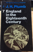 Carica l&#39;immagine nel visualizzatore di Gallery, ENGLAND IN THE EIGHTEENTH CENTURY J. H. PLUMB AC193
