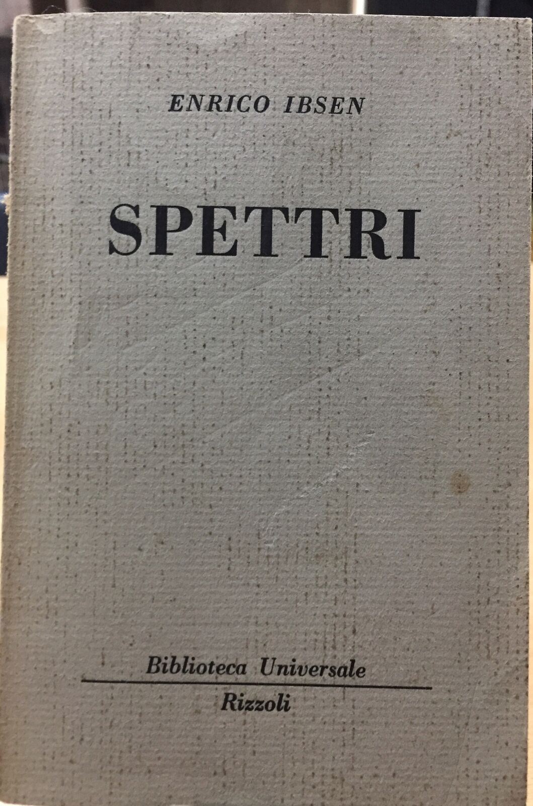 SPETTRI di ENRICO IBSEN AC236