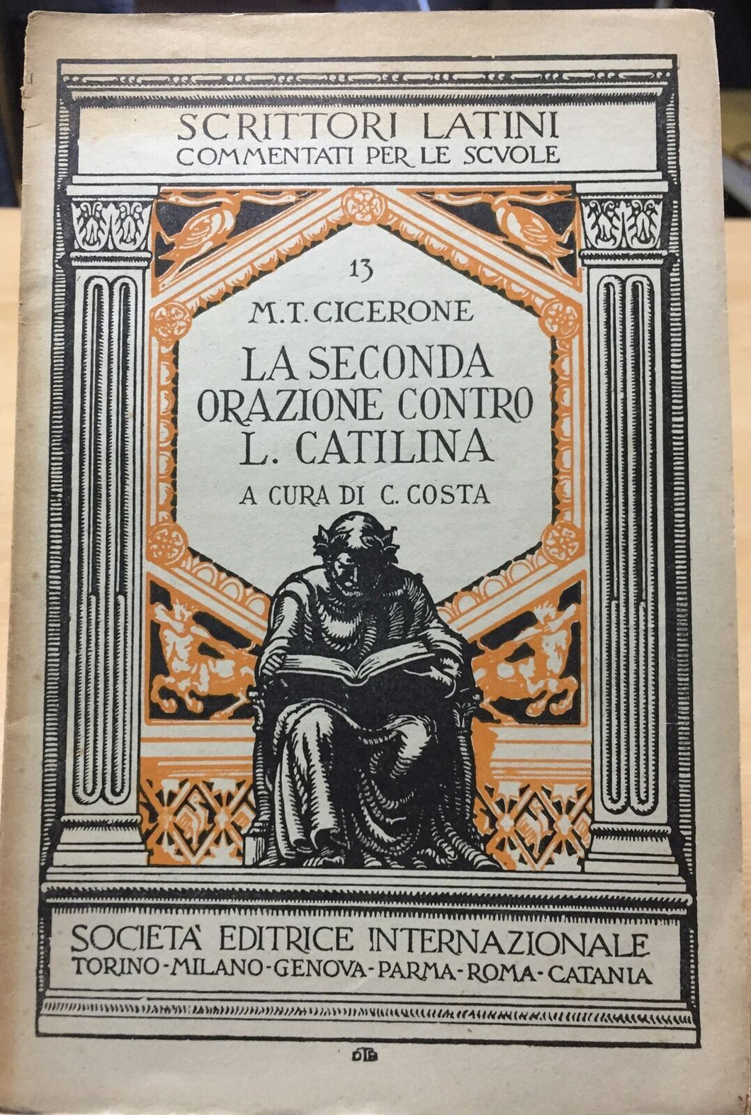 LA SECONDA ORAZIONE CONTRO L. CATILINA DI C. COSTA AC337