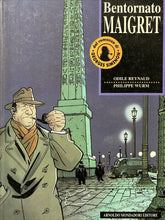 Carica l&#39;immagine nel visualizzatore di Gallery, BENTORNATO MAIGRET O. REYNAUD P. WURM FUMETTI MONDADORI 1993 I Ed. BB404
