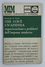 Carica l&#39;immagine nel visualizzatore di Gallery, CHE COS’É UN’ AZIENDA EMANUELE DI CASTRO  AC359
